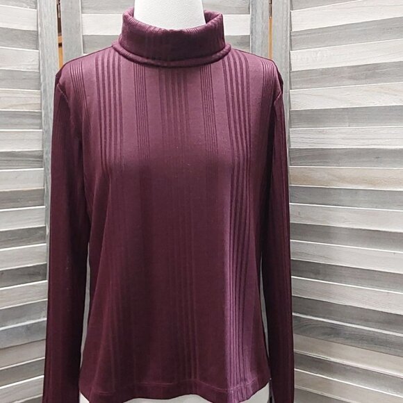 Women's Long Sleeve Turtleneck Top | Knox Rose | Large - Picture 1 of 12